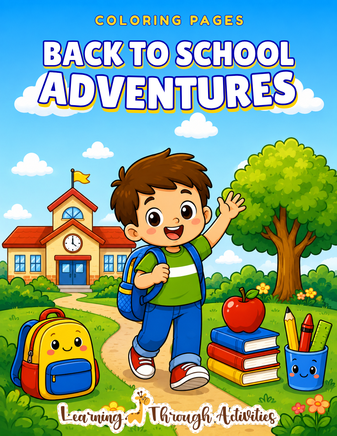 School Days Coloring Pack cover