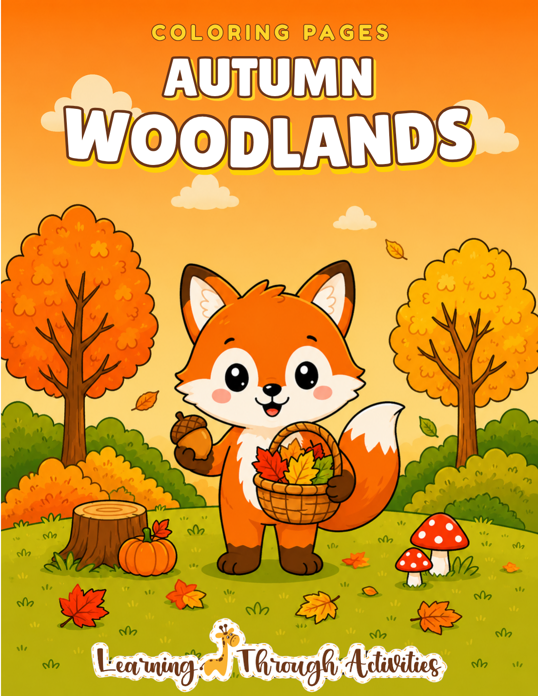 Woodland Friends Coloring Pack cover