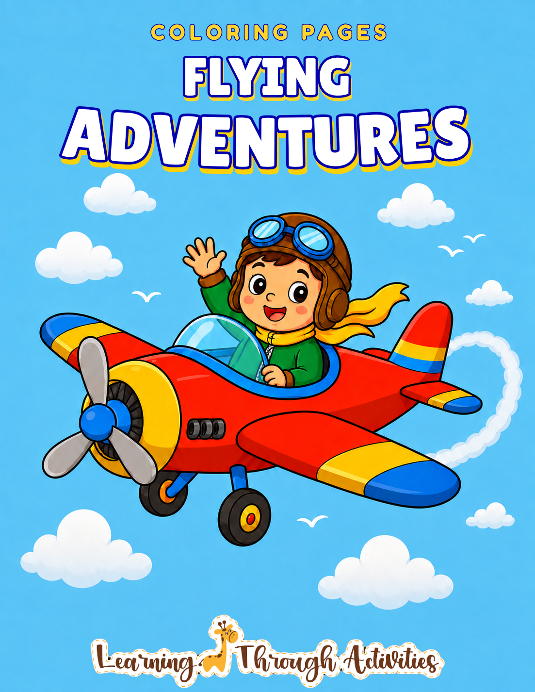 Things That Fly Coloring Pack cover