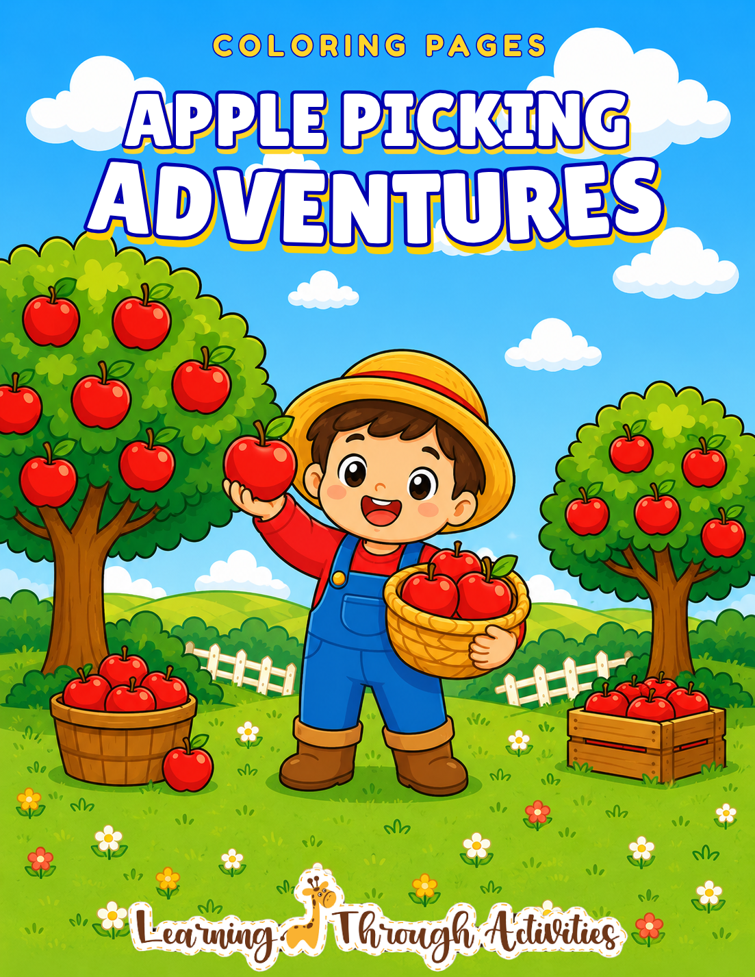 Apple Harvest Coloring Pack cover