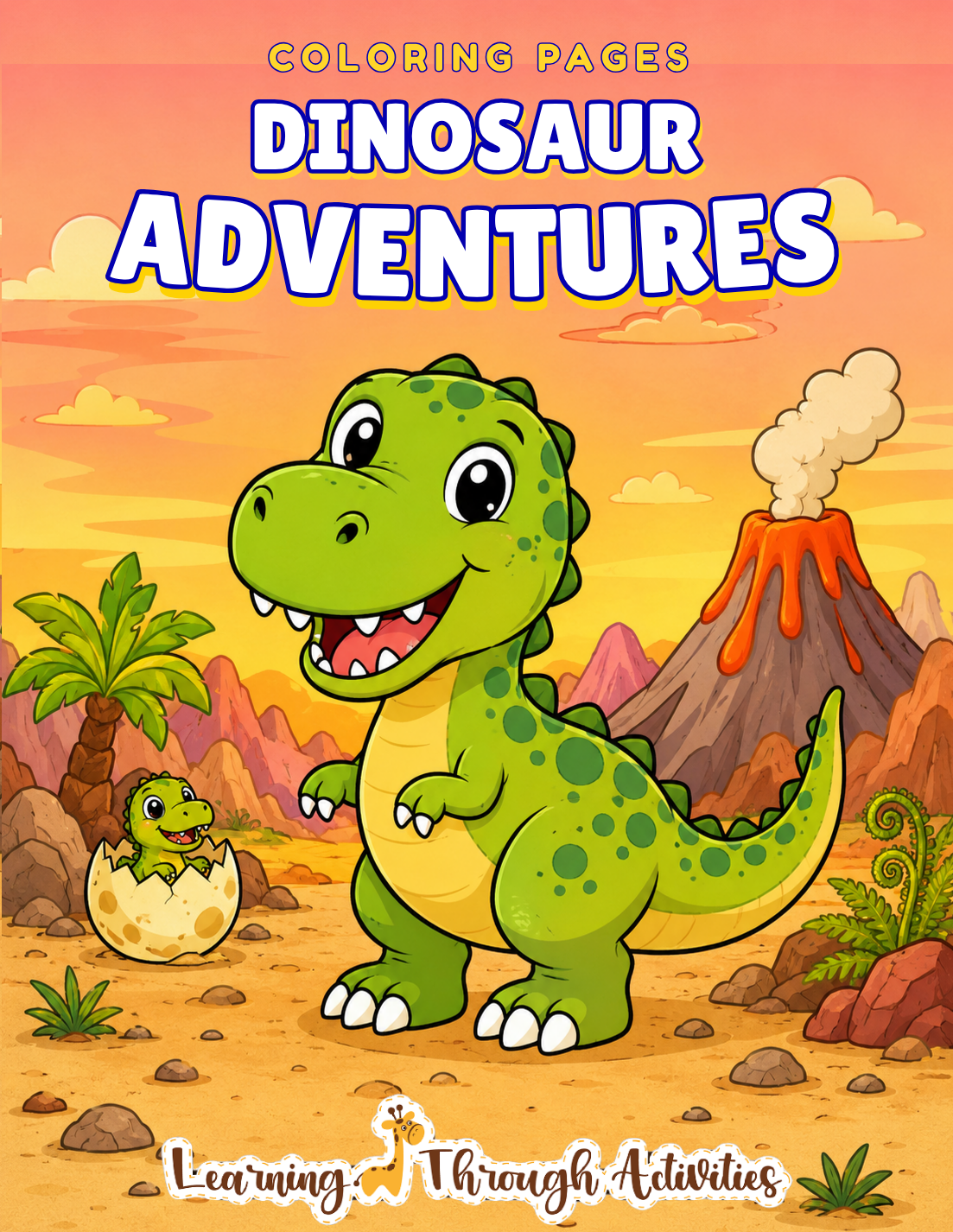 Dinosaur Adventures Coloring Pack cover