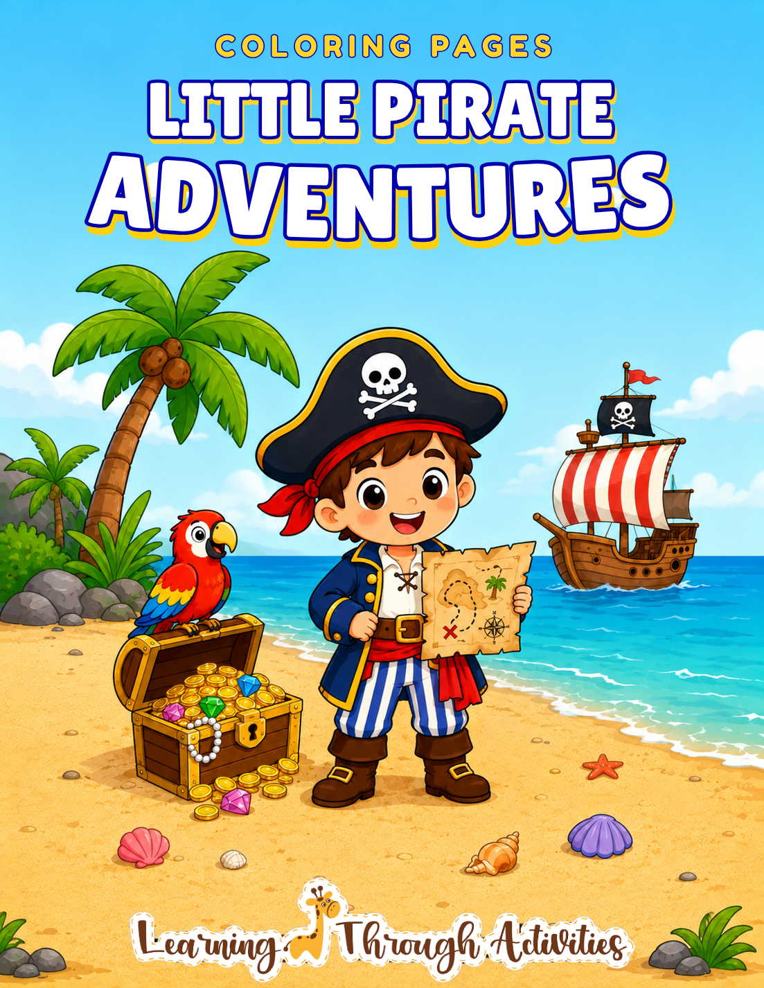 Pirate Adventures Coloring Pack cover