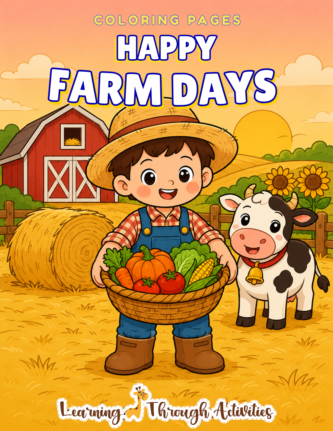Farm Life Coloring Pack cover