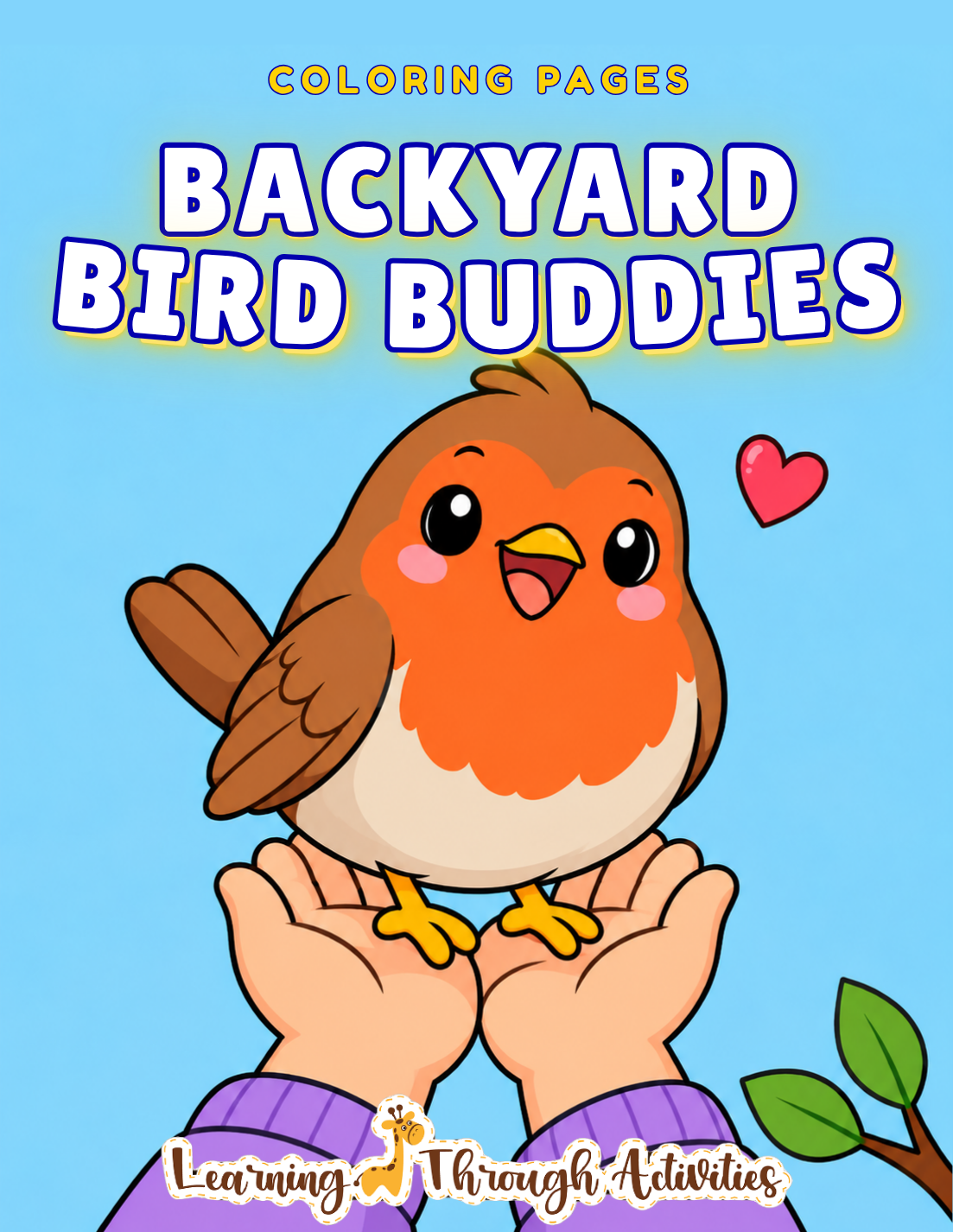 Backyard Bird Buddies Coloring Pack cover