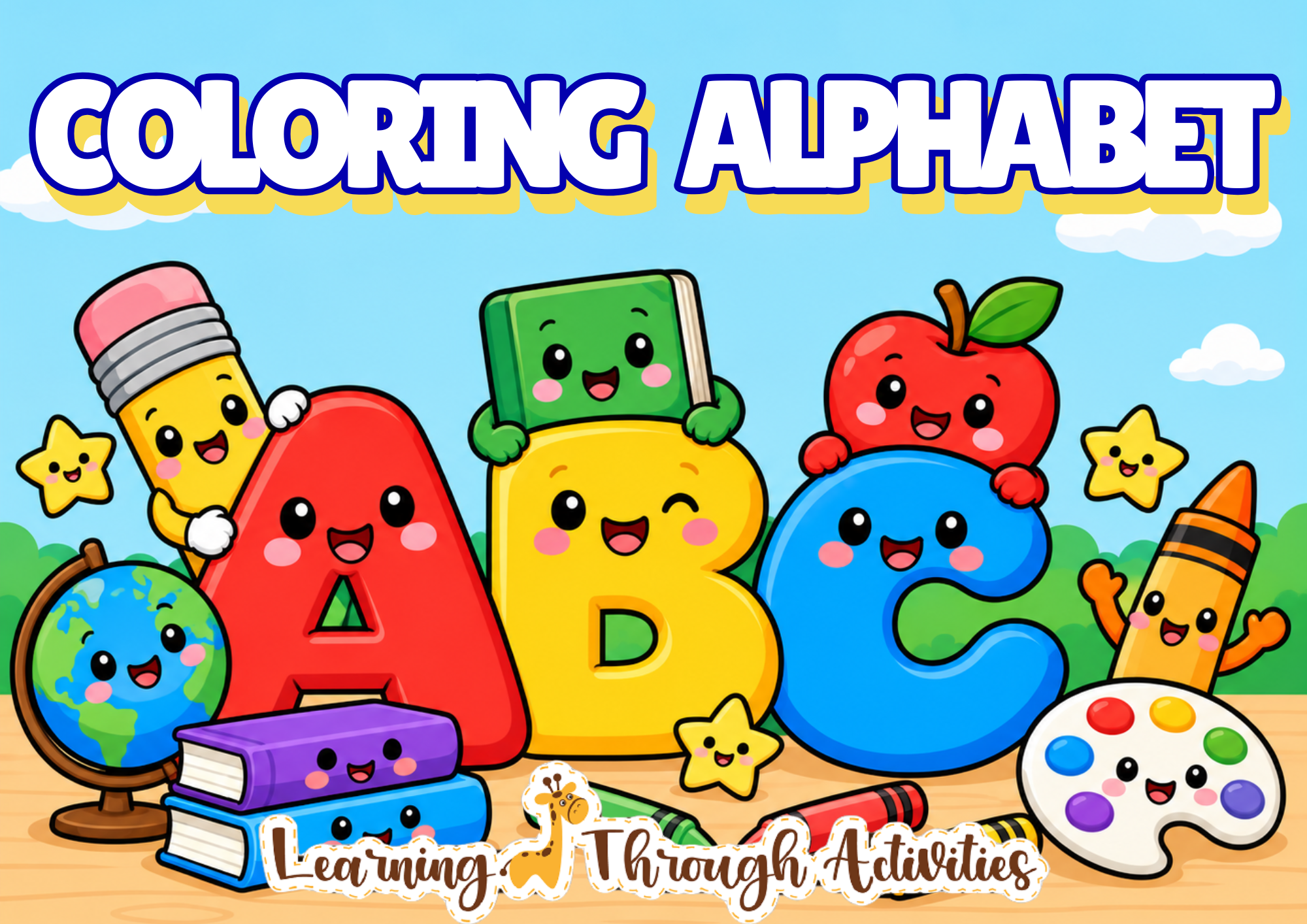 Coloring Alphabet cover