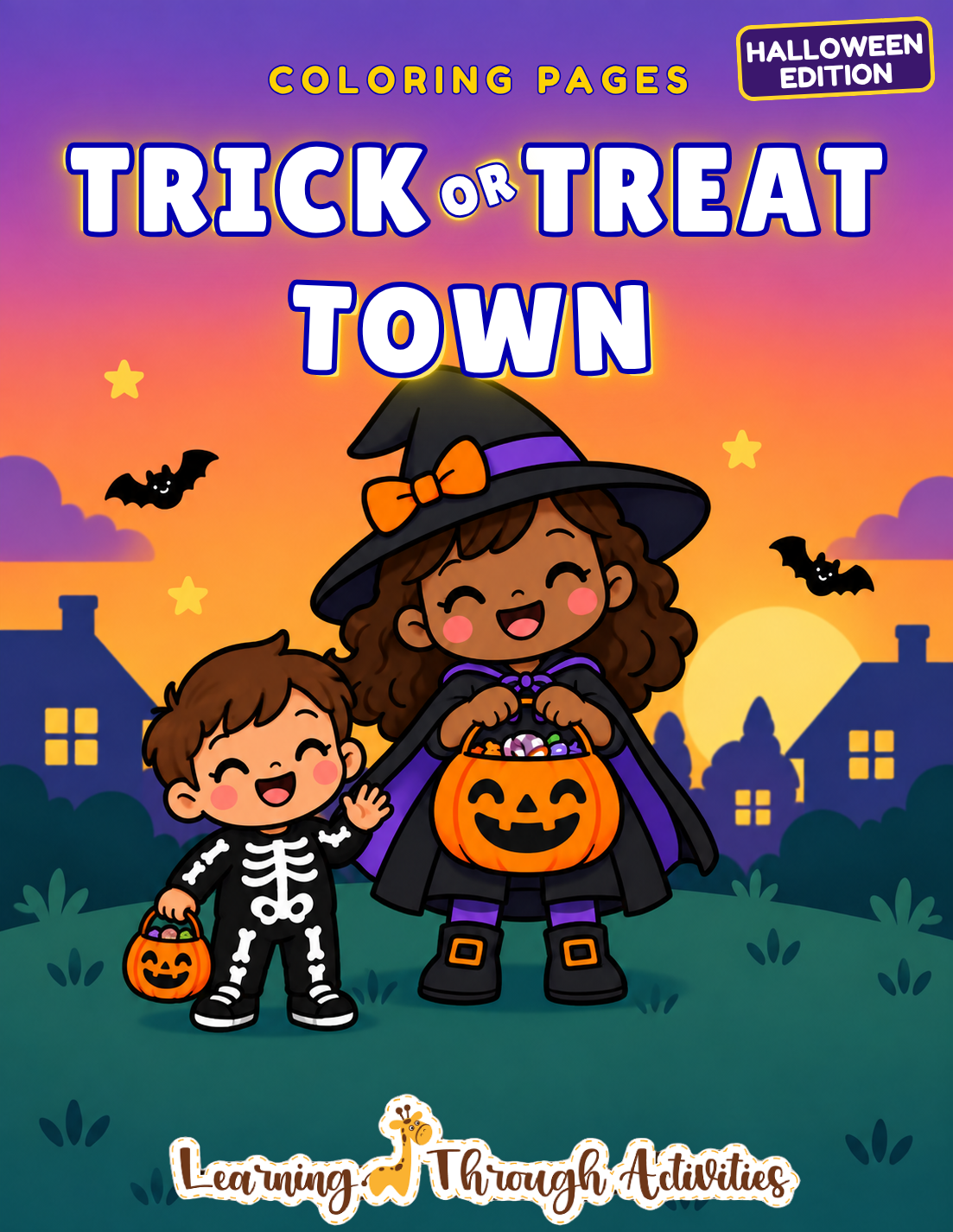 Trick-or-Treat Coloring Pack cover