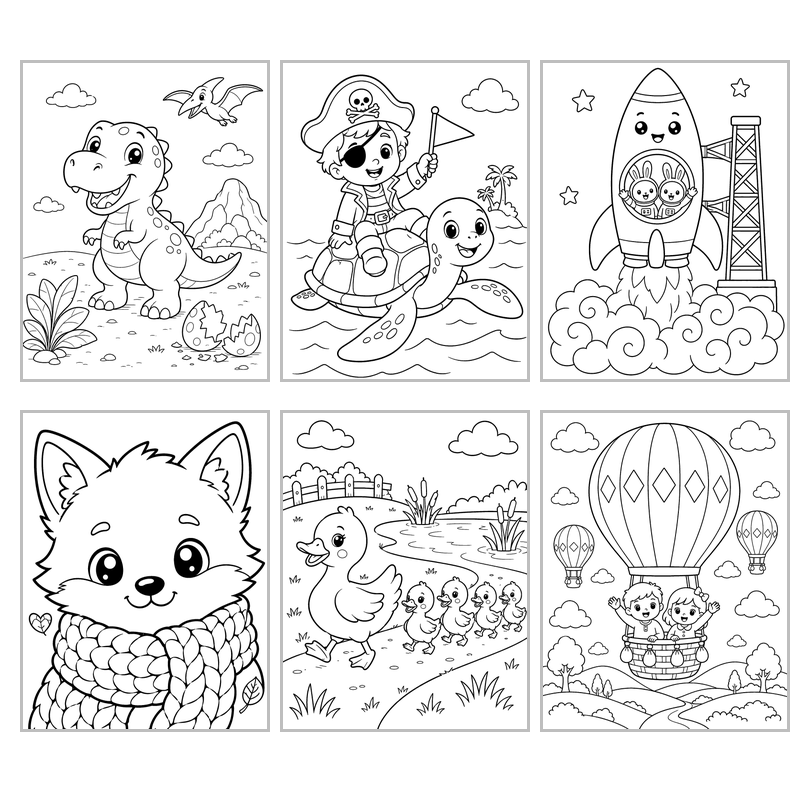 The Everything Coloring Bundle cover